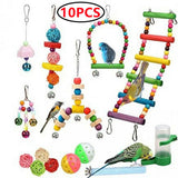 Combinación de juguetes para loros y pájaros, accesorios, artículos para mordedura de loro, pájaro mascota