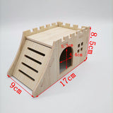 Hamster Swing SeesawSmall Nest Solid Wood Small House Hamster Sleeping