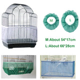 Protector de semillas receptor, malla de nailon, cubierta para loros y pájaros, suave y fácil limpieza