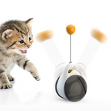 Juguete para gato con bola oscilante y rueda equilibrada