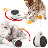 Juguete para gato con bola oscilante y rueda equilibrada